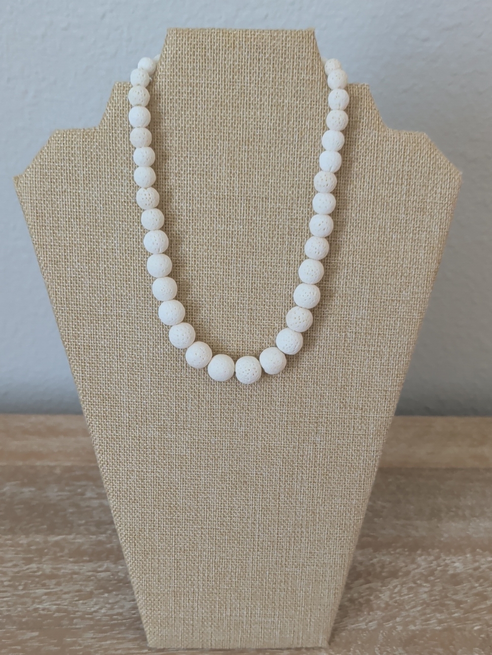 Vintage White Coral Necklace